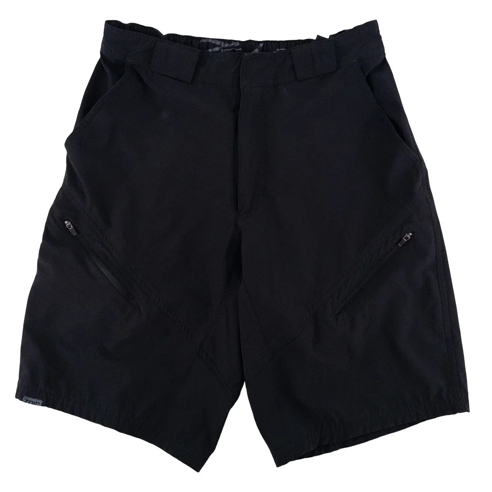 LOT OF 2 ZOIC Mens Large Mountain Biking Shorts Black MTB Trail Cycling No Liner